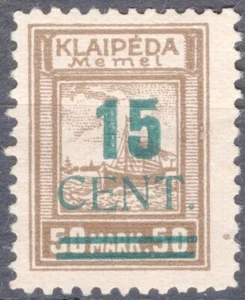 KLAIPEDA, YV # 181, M NO GUM - Picture 1 of 1