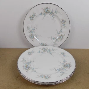 3 Paragon Fleurette 10.5" Dinner Plates England Bone China - Picture 1 of 4