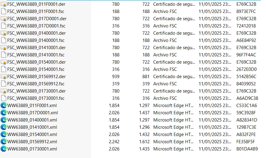 ORIGINAL GENUINE BMW FSC REPAIR PACK WITH SERIFICATES - Image 1 of 1
