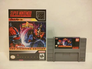 Mighty Morphin Power Rangers: The Fighting Edition for Super Nintendo (SNES) - Picture 1 of 2
