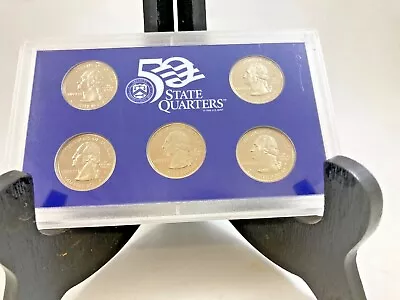 (5) 2000 S Proof State Quarters Clad 5 Coin Set Encased By Mfr. - SC MD MA NH VA - Image 1 of 2