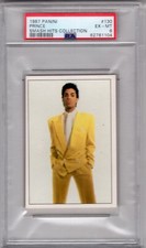 1987 Panini Smash Hits Collection #13 PRINCE Sticker Card PSA 6 🔥 