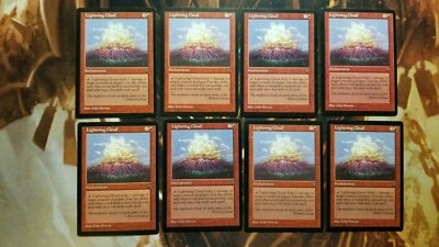 1x LP Lightning Cloud, Visions Rare, Reserved List MTG - Image 1 of 2