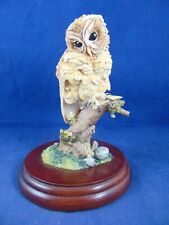TAWNY OWL WB08 RUSSELL WILLIS COLLECTION CHILTERN BFA HEIGHT 15CM