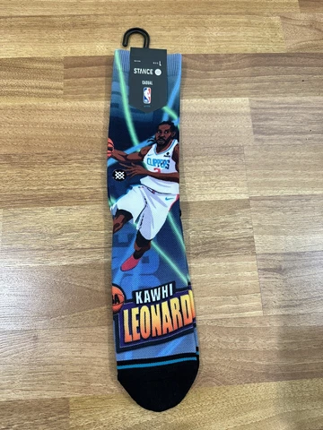 Stance Sz L (9-13) NBA LA Clippers Kawhi Leonard Fast Break Crew Socks Men's Cover
