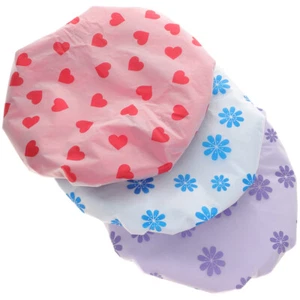 4 Pcs Wasserdichte Duschhaube Baby Haarkappe Aus Kunststoff Wiederverwendbar - Bild 1 von 12