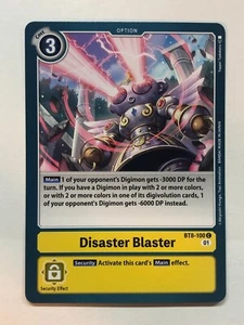 Digimon New Awakening Disaster Blaster BT8-100 C NM/M - Picture 1 of 1