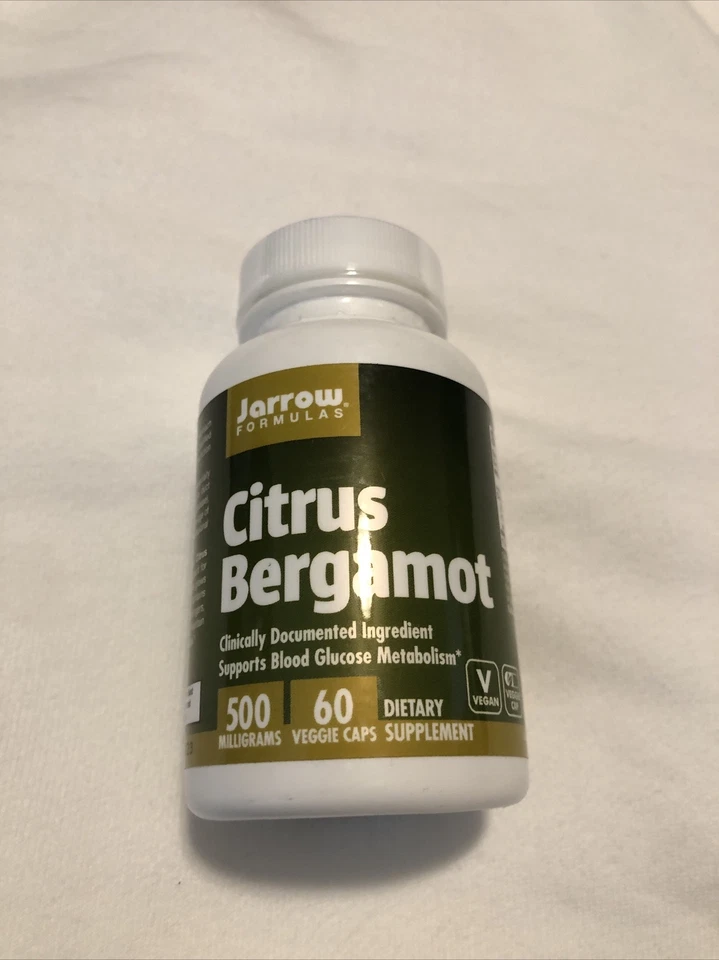 Jarrow Formulas, Inc. Bergamota cítrica vegana 500 mg 60 cápsulas vegetales Foto 1 de 4