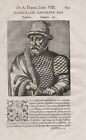 Timur Tamerlan Emperor Timurid Empire Afghanistan Iran Portrait Thevet 1584