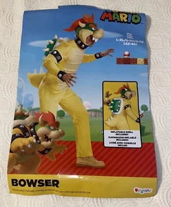 Adult Bowser Costume Shell Backpack, Mask, & Bracelets Size L-XL Complete! - Picture 1 of 17