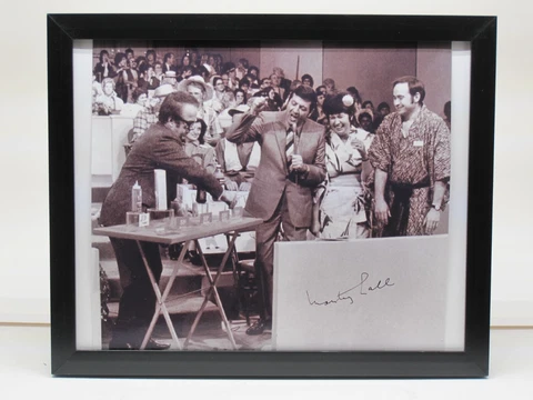 Signed & Framed - Monty Hall  Let's Make a Deal Cover