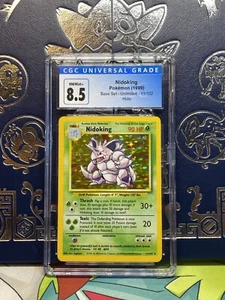 1999 Pokemon Base Set #11 Nidoking Holo CGC 8.5 - Bild 1 von 2