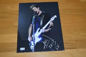 Foto a color autografiada de Jason Newsted 11x14 con holograma de Beckett - Imagen 1 de 5