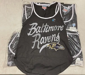 Junk Food NFL Baltimore Ravens Tank Top Lot - 8 Shirts (2S, 2M, 4XL) - Picture 1 of 12