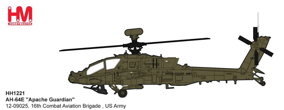 Hobby Master 1/72 HH1221 AH-64E "Apache Guardian" US Army 16th CAB NEW INSTOCK!! - Image 1 of 1