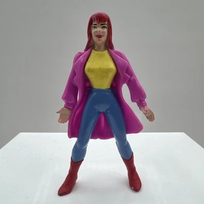 Spider-man MARY JANE Watson Girlfriend Girl Marvel Figurine 3.25" 1995 McDonalds - Image 1 of 4