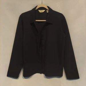 Eddie Bauer Men's Vintage Black Shacket Coat Jacket Size Large - Picture 1 of 7