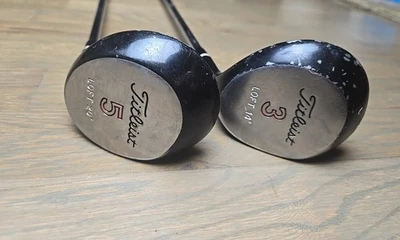 Juego de controladores Titleist A12D 3 14°, 5 20° Loft Woods diestro rígido flexible verdadero temper EE. UU.  Foto 1 de 4