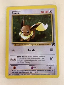 Pokemon TCG Team Rocket Eevee 55/82 - Foto 1 di 2