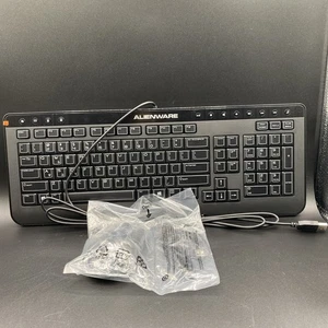 Dell OEM AlienWARE Multimedia Black USB Keyboard/Mouse 40CM0 SK-8165 - Picture 1 of 4