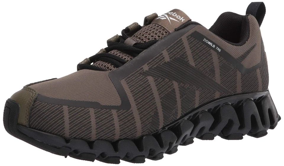 Zapatilla deportiva Reebok ZigWild TR 6 para hombre, negra/gris frío/blanca, 8,5 M Foto 1 de 1