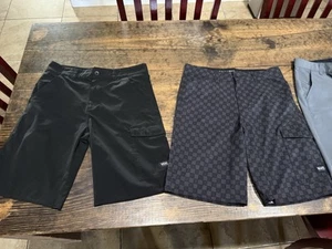 Boys Vans Under Armour Quick Silver Shorts Lot Of 5 Pair Size 18 - Picture 1 of 10