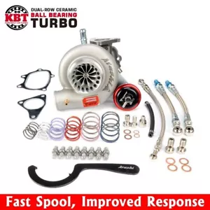 ARASHI 3" Bolt-on Speedy Ball Bearing Turbo TD06H 20G 10cm for Subaru WRX STi - Foto 1 di 6