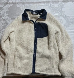 Lands’ End Fleece Sherpa Jacket Girls Large 14/16 - Picture 1 of 4