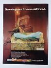 1970s Bejeweled KLEENEX Box Elegant Candle Colorful Vintage Poster Print Ad