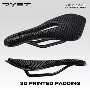3D bedruckter Fahrradsattel Carbon ultraleicht hohl bequem atmungsaktiv Fahrradsitz - Bild 1 von 10