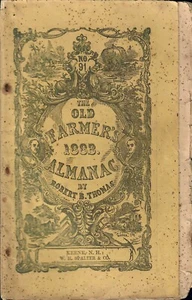 1888 Old Farmer's Almanac by Robert B. Thomas Number 91 - Picture 1 of 1