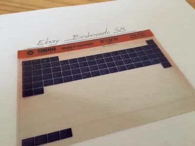 Yamaha DT125E 1992 4BL2 DTE 125 Micro Enchufe Piezas List Catálogo Microficha - Imagen 1 de 2