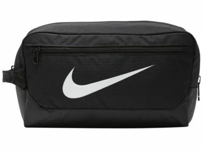 Nike Swoosh Toiletry Wash Bag Black Holidays Travel Sports Unisex Black Official - Image 1 of 4