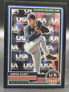 2023 USA Stars & Stripes HUNTER ELLIOTT #67 Black Prizm 05/50 Free Shipping