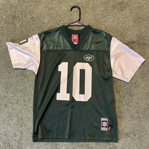 Youth Large New York Jets Chad Pennington #10 Green Jersey Reebok Vintage Y2K - Picture 1 of 6