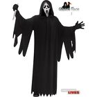 Adult Scream Ghost Face 25th Anniversary Hooded Robe Mens Halloween Costume OS