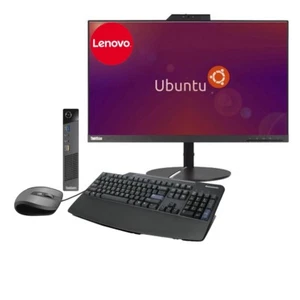 Lenovo ThinkCentre AIO, Ubuntu 24 Desktop, Intel i5, 256GB, 16GB, VoIP Monitor - Picture 1 of 1