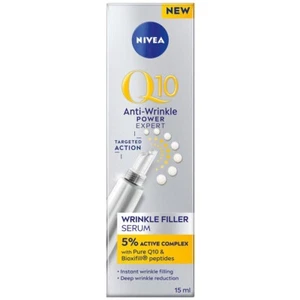 Nivea Q10 Wrinkle Filler Serum Anti Wrinkle Bioxifill Peptides Target Face Eye - Picture 1 of 1