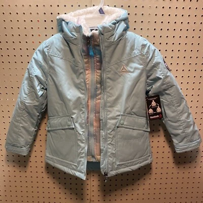 NEW Reebok Girls Winter Board System Jacket, Size 4/5 - Image 1 of 4
