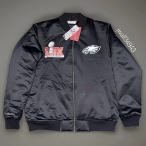 Philadelphia Eagles Mitchell & Ness Super Bowl 59 LIX Champions Bomber Jacket - Picture 1 of 7