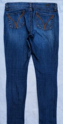 KUT FROM THE KLOTH URSULA Womens Skinny Blue Jeans Medium Wash EUC Sz 10 (34x31) - Image 1 of 4
