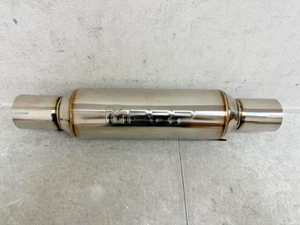 *RETURNED* MBRP (R1012) Universal Resonator 2.5in inlet/outlet 16in body 20in - Picture 1 of 5