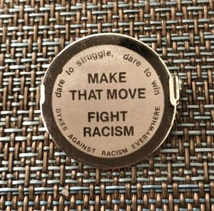 DARE Lesbians Against Racism 1980 Protest Cause Pin Button LGBTQ Civil Rights - Picture 1 of 2