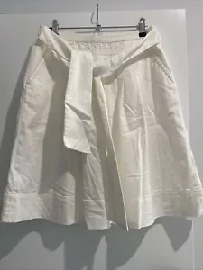 Jane Lamerton white a-line skirt size 8 - Picture 1 of 5
