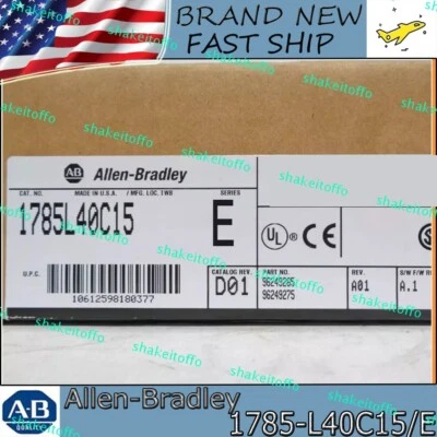 New Factory Sealed AB 1785-L40C15/E PLC-5 ControlNet 1.5 Processor AB - Image 1 of 4