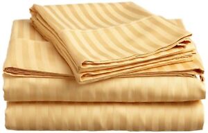 1000 TC Egyptian Cotton Duvet Cover Sets All Striped Color & Sizes