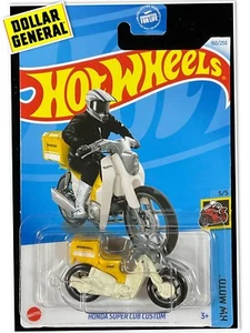 Hot Wheels 2024 HW Moto 3/5 Amarillo Honda Super Cub Dollar General Exc Combo Envío - Imagen 1 de 6