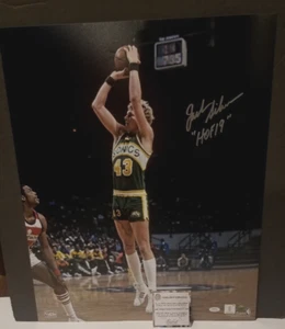 Jack Sikma Signed Seattle Supersonics autographed auto 16x20 Photo SCHWARTZ HOF! - Picture 1 of 4
