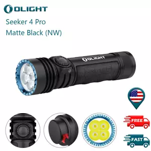 Olight Seeker 4 Pro Nature White 4600 Lumens Rechargeable LED Flashlight - Picture 1 of 12