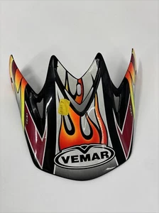 Vemar Motorcycle Crash Helmet Replacement Peak #1 - Picture 1 of 12